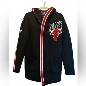 One In A Million NBA Chicago Bulls Men’s Cardigan Zip Up Jacket size M